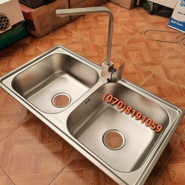 Mətbəx çanaqları: Qabyuyan moykalar nerjavika paslanmayan. leke saxlamayan. derin — 22