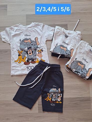 uniqlo majice: Dečiji komplet – majica i bermude sa Disney motivima (100 Years) - — 1