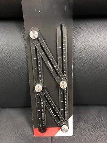 Ostali merni alati: Podesivi šablon – višenamenska uglomer/lenjir (Multi‑Angle Ruler) - — 12