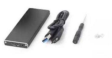 Hard diskovi, eksterni diskovi: Gembird M.2 USB 3.0 kućište za SSD - Kućište za M.2 SATA SSD – — 15