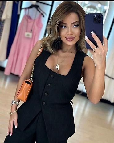 Kompleti: 🔥Dvodelni komplet bez rukava – prsluk i pantalone širokih nogavica — 9