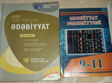 kainat informatika test cavablari: Ədəbiyyat test toplusu və nəzəriyyə kitabı təptəzədir. hər biri 4 azn