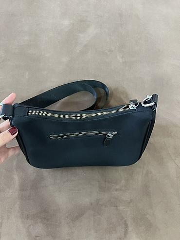 сумка прадо: Классическая сумка, Prada, Материал: Комбинированный материал, Застежка на молнии, Женские, Б/у — 4