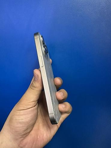 iphone 15 pro 1tb: IPhone 15 Pro, Б/у, 256 ГБ, Natural Titanium, Чехол, 79 % — 2