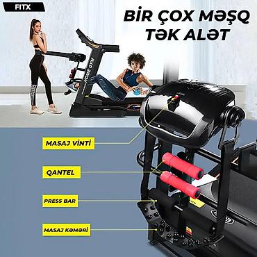 samokat az: Volks Gym Y45+ qaçış aparatı. Az işlənib, dağ rejimi və masajı — 3