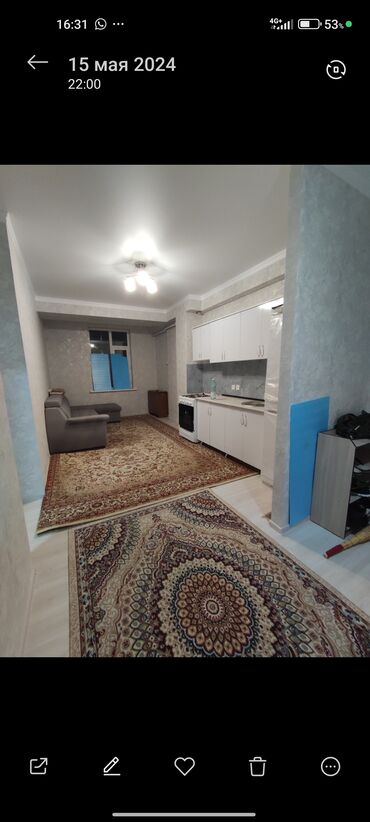 продажа квартир кызыл аскер: 1 комната, 40 м², 1 этаж, Евроремонт