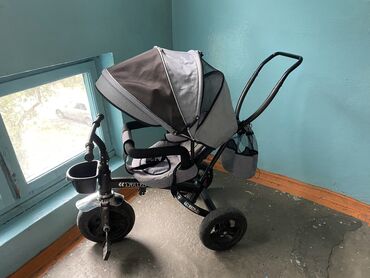 ining baby коляска производитель: Коляска, цвет - Серебристый, Б/у