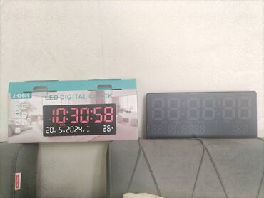 İdman zalı və ya böyük otaqlar üçün elektron saat. Saat yenidir