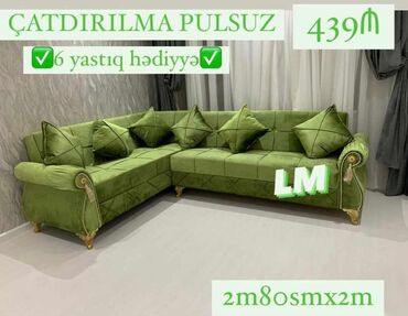 Professional sobalar: Künc divan, Qonaq otağı üçün, Bazasız, Açılmayan