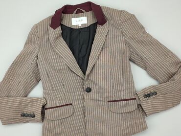 brązowa spódnice w kratę: Women's blazer Vila, S (EU 36), condition - Very good