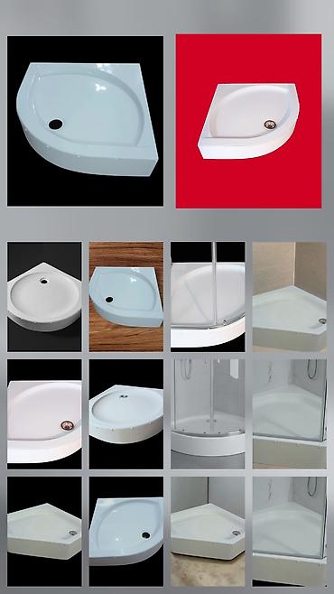 Duş poddonları: Yüksək keyfiyyətl fiber Akril materialdan hazırlanmış DUŞALTI və — 12