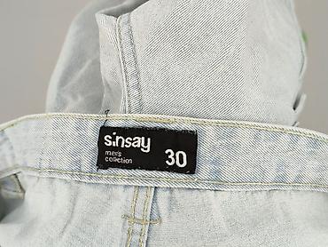 niebieski: Sinsay, Szorty dla mężczyzn, rozmiar M — 4