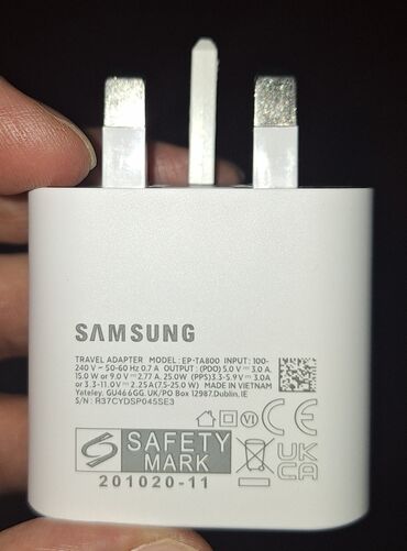 Şarj cihazları: Simsiz şarj cihazı Samsung, 15 Vt, İşlənmiş