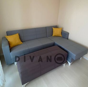 pufik divan: Угловой диван, Новый, Раскладной, Без подьемного механизма, Ткань, Платная доставка
