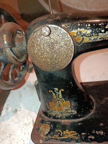 tikis masni: Vintage tikiş maşını – The Singer Mfg. Co. - Brend və mənşə: The — 1