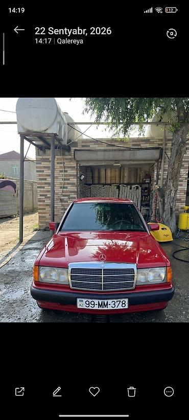 Mercedes-Benz 190 (W201): 2 l | 1992 il Sedan lalafo.az -da Mercedes-Benz 190 (W201): 2 l | 1992 il Sedan