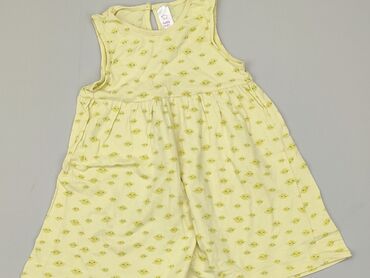 sukienka żółta: Sukienka, C&A, 1.5-2 lat, 86-92 cm, stan - Bardzo dobry