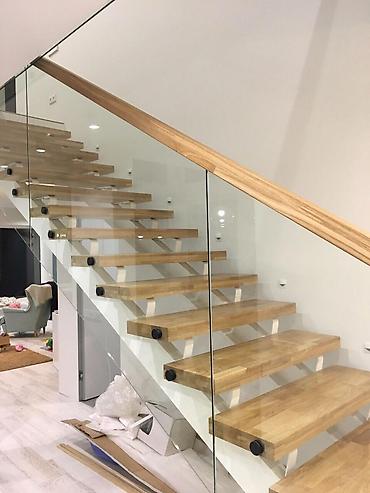 Готовые перила: Готовые перила, Материал: Стекло, Для балкона, Новый — 4