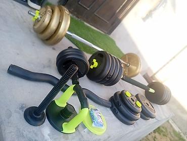 Ştanqlar və ştanq diskləri: Ştanq, Çəki: 65 kq, Yeni — 5