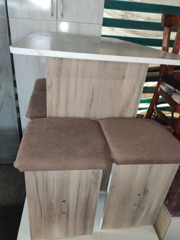 Кухонные столы и стулья: Кухонный стол и стул at lalafo.kg — 10 Кухонные столы и стулья: Кухонный стол и стул — 10