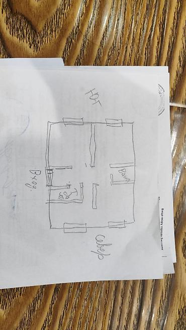 чуйская: 3 комнаты, 81 м², Аламедин-1 мкр Элитка, 7 этаж, ПСО (под самоотделку) — 7