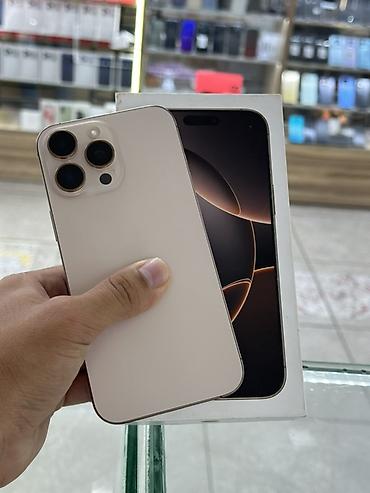 iphon 14 pro: IPhone 16 Pro Max, Б/у, 512 ГБ, Золотой, Коробка, 89 % — 6