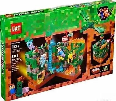 kompresivne helanke: Minecraft LEGO kocke sa LED svetlom - 803 dela Zakorači u Minecraft — 2