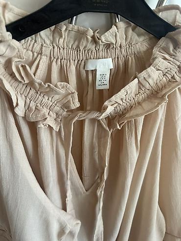 cins: Bej rəngli qadın bluzası – H&M, ölçü S - Model: romantik/boho — 4