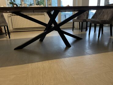 Postolja za stolove: Metalne konstrukcije plastificirane za trpezarijske stolove veliki — 6