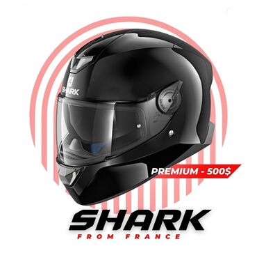 Шлемы: • Мото ШЛЕМ SHARK! 🦈 Размер: «S» 55-56см 	1.	Изготовлен из
