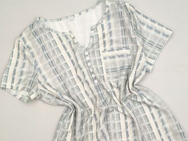 koszulka w paski 5xl: Women's blouse, size XL