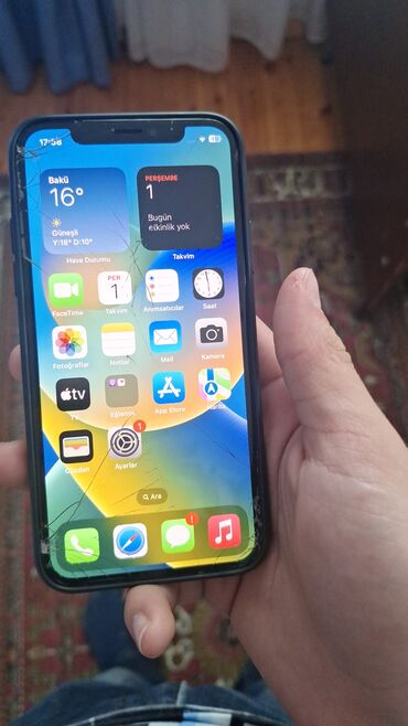 ayfon xs qiymeti: IPhone Xs, 64 GB, Black Titanium, Zəmanət, Simsiz şarj, Face ID