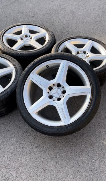 Диски: Литые Диски R 18 Mercedes-Benz, Комплект, отверстий - 5, Б/у