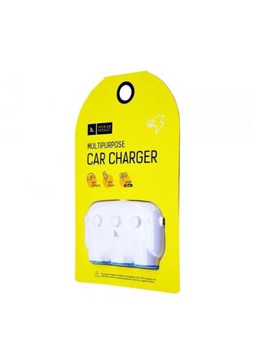 Другая автоэлектроника: АЗУ Hoco C1 Multipurpose Car Charger White - Это разветвитель