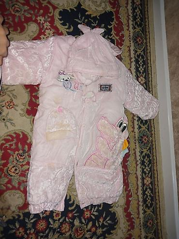 huggies elite soft: Uşaq üçün isti kombinezon dəsti - Rəng: açıq çəhrayı - Material — 1