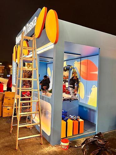 Стойки ресепшн: Гипсокартон обшивка, ветрины выставочный центр, больше 8 лет опыта в — 19