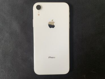 чехол для поко: IPhone Xr, Б/у, 64 ГБ, Белый, Чехол, 100 %