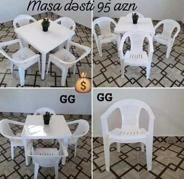 Masa və oturacaq dəstləri: Masa desti rəng seçimi var