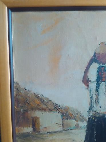 Ostali antikviteti: Slika -ulje na platnu 1976 god potpisana slika ulje na platnu srednji — 4