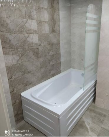 Duş kabinaları, arakəsmələr: Yeni Arakəsmə, Düzbucaqlı, Pulsuz çatdırılma — 16