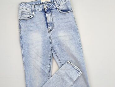 jeansy ze średnim stanem stradivarius: Denim Life, Jeansy damskie, rozmiar M