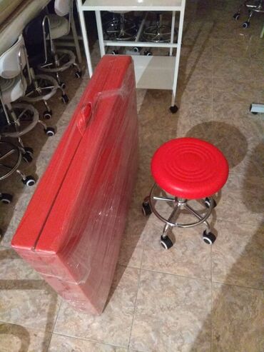 Kuşetkalar: Çamadan kuşetka Masaj üçün Açılıb yığılan kuşetka Kosmetoloji Tibbi — 26