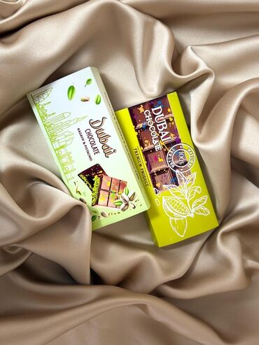 новогодние шарики: Dubai Chocolate — шоколад с фисташками и кнафе - Формат: плиточный