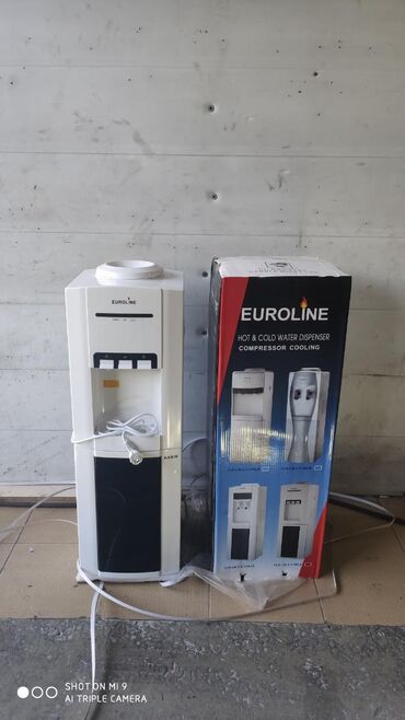 Plitələr və bişirmə panelləri: Dispenser su kuleri Euroline Yeni model 3 krantlı 3 nov su verme: isti