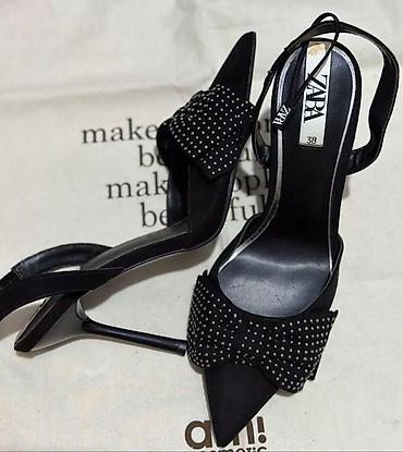 original: Туфли, 38, 37.5, Zara, Новый, цвет - Черный, Самовывоз, Платная доставка — 3