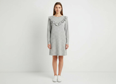 sweter z odkrytymi ramionami zara: CKH Clockhouse, Women`s dress, size XS