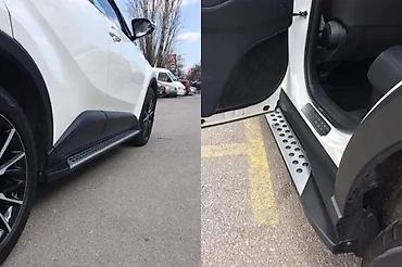 Pragovi i sajtne: BOCNI PRAGOVI STEPENICE GAZISTA TOYOTA C-HR CHR (2016+) | NOVI Bocni — 4