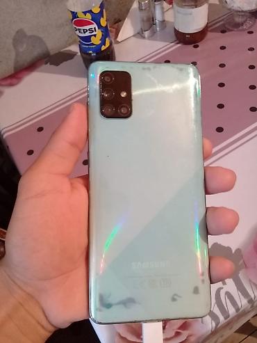 note 7 samsung: Samsung Galaxy A71 5G, 128 GB, rəng - Yaşıl, Barmaq izi — 1
