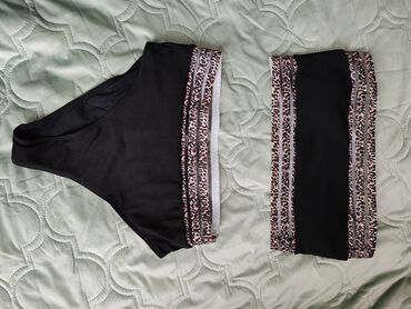 ženski komplet pantalone i sako: M (EU 38), Polyester, Animal, color - Black