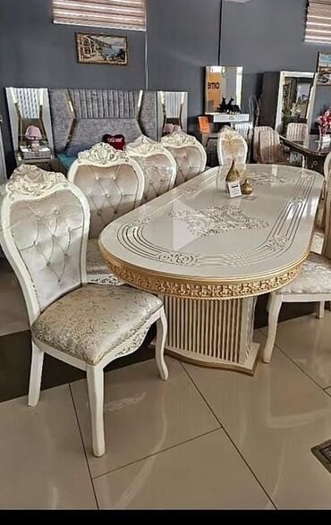 Masa və oturacaq dəstləri: Qonaq otağı üçün, Yeni, Dördbucaq masa — 5